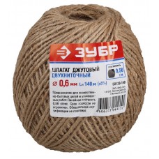 Шпагат из натуральных волокон, джутовый, ЗУБР 50120-140