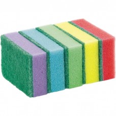 Губки для посуды Optima, 96*64*27 мм, 10шт. ТМ Elfe Россия 92352