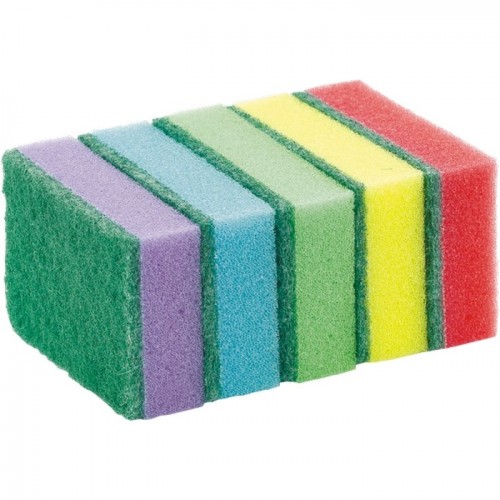 Губки для посуды Optima, 96*64*27 мм, 10шт. ТМ Elfe Россия 92352