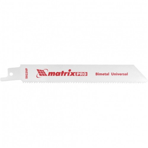 Полотна универсальные для сабельной пилы S922VF, 125/1,8-2,5 мм, Bimetal, 2 шт, PRO. MATRIX 782001