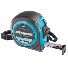 Рулетка Komfortabel 5 м х 19 мм, обрезиненный корпус. GROSS 32561