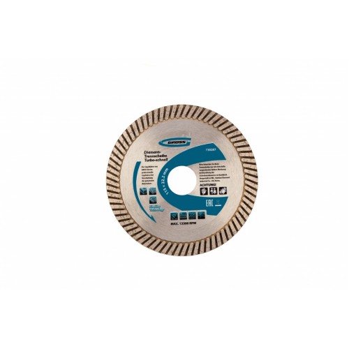 Диск алмазный 115 х 22,2 мм GROSS 73028