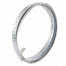 Лента перфорированная монтажная, 2 мм, LM 3см х 10 м, отвер. 4,5–5 мм, цинк, Россия// Сибртех 46581