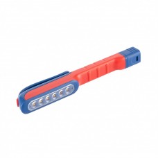 Фонарь для рем. работ Inspector, 6+1 яркие Led, зажим на карман, 3хААА Stern 90551
