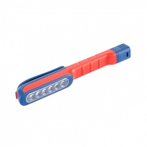 Фонарь для рем. работ Inspector, 6+1 яркие Led, зажим на карман, 3хААА Stern 90551