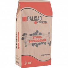 Уголь берёзовый, 3 кг PALISAD Camping Россия 69545
