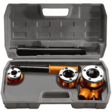 Набор клуппов 1/2"-3/4"-1"+ плашкодержатель с трещоткой, 6 предм. SPARTA 773335