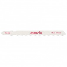 Полотна для электролобзика  по дереву, 3 шт.T111B, 75 x 2 мм, HCS // Matrix 78225