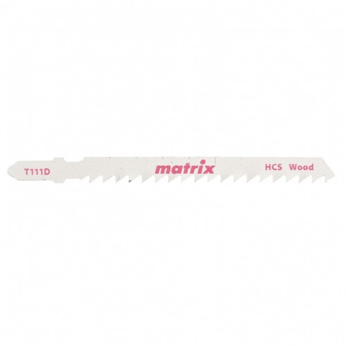 Полотна для электролобзика  по дереву, 3 шт.T111D, 75 x 4 мм, HCS // Matrix 78226
