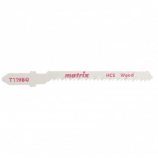 Полотна для электролобзика  по дереву, 3 шт.T119BO, 50 x 2 мм, HCS, фигур. рез // Matrix 78227