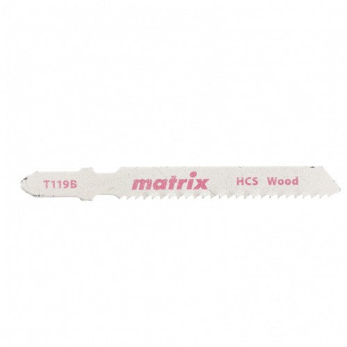 Полотна для электролобзика  по дереву, 3 шт.T119B, 50 x 2 мм, HCS // Matrix 78228
