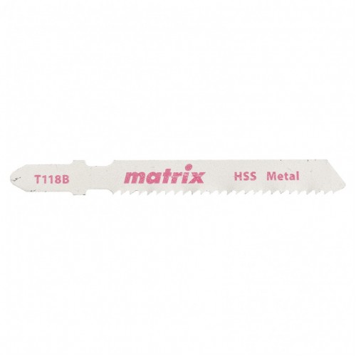 Полотна для электролобзика  по металлу, 3 шт.T118B, 50 x 2 мм, HSS // Matrix 78229