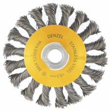Щетка для УШМ, 100 мм, "Тарелка", Denzel 746093