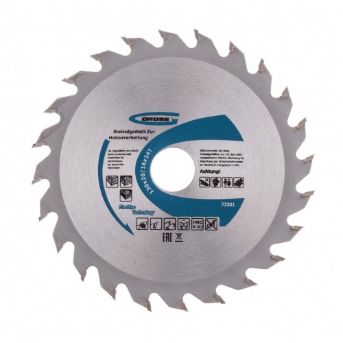 Пильный диск по дереву 130 x 20/16 x 24Т GROSS 73301