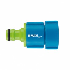 Адаптер пластмассовый, 1/2"-3/4"-1", внутренняя резьба, LUXE// PALISAD 66470