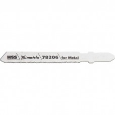 Полотна для электролобзика по металлу, 3 шт. T118G, 50 х 0,8мм, HSS MATRIX Professional 78206