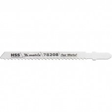 Полотна для электролобзика по металлу, 3 шт. T127D, 75 х 3мм, HSS MATRIX Professional 78208