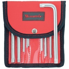 Набор ключей имбусовых TORX-TORX Tamper MATRIX 12312