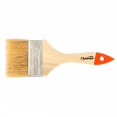 Кисть плоская Slimline 3", натуральная щетина, деревянная ручка SPARTA 824405