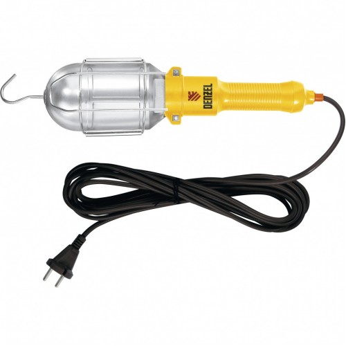 Лампа переносная 60 W, кабель 5 м. DENZEL 92628