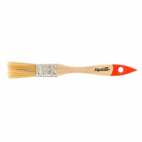 Кисть плоская Slimline 3/4", натуральная щетина, деревянная ручка SPARTA 824155
