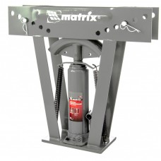 Трубогиб гидравлический, 1/2"–2", 12 т, в комплекте с башмаками// MATRIX 181335