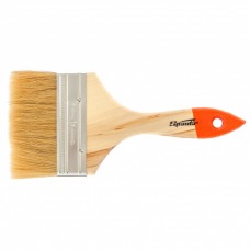 Кисть плоская Slimline 4", натуральная щетина, деревянная ручка SPARTA 824455